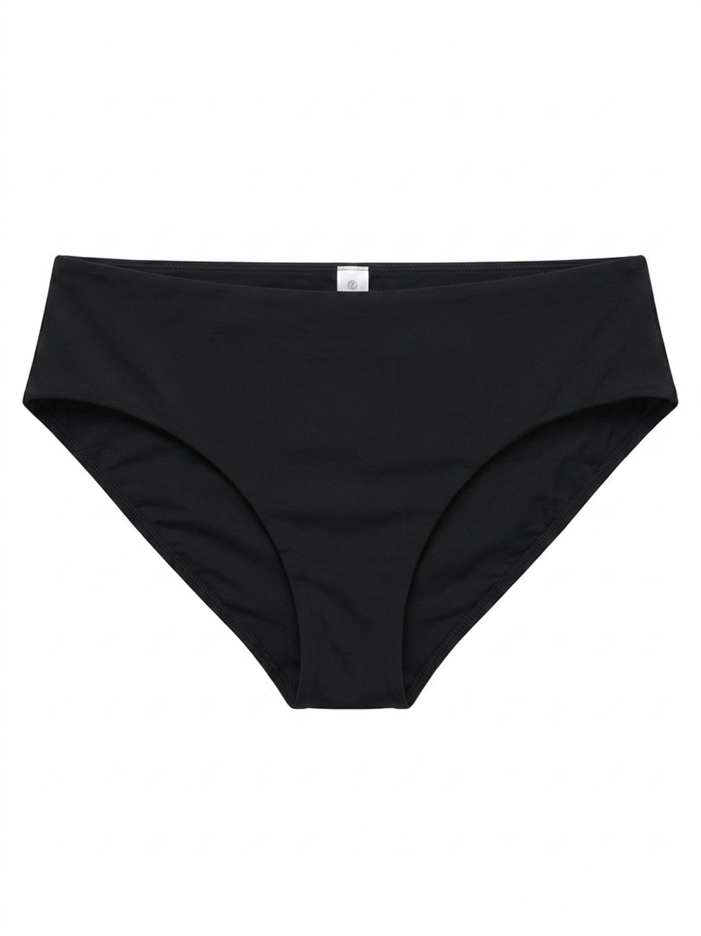 NWT CRZ YOGA Black Bikini Bottoms Mid Rise Medium Coverage Swimwear Size M 8/10